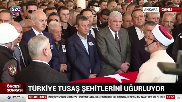 Türkiye TUSAŞ şehitlerini uğurladı
