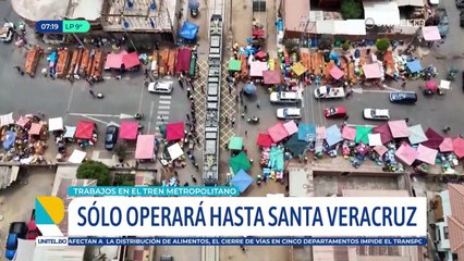 Por mantenimiento, la línea roja del Tren Metropolitano solo operará hasta la estación de Santa Veracruz