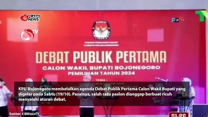 MEMALUKAN! Debat Pilbup Bojonegoro Dibatalkan Gegara Paslon Langgar Aturan