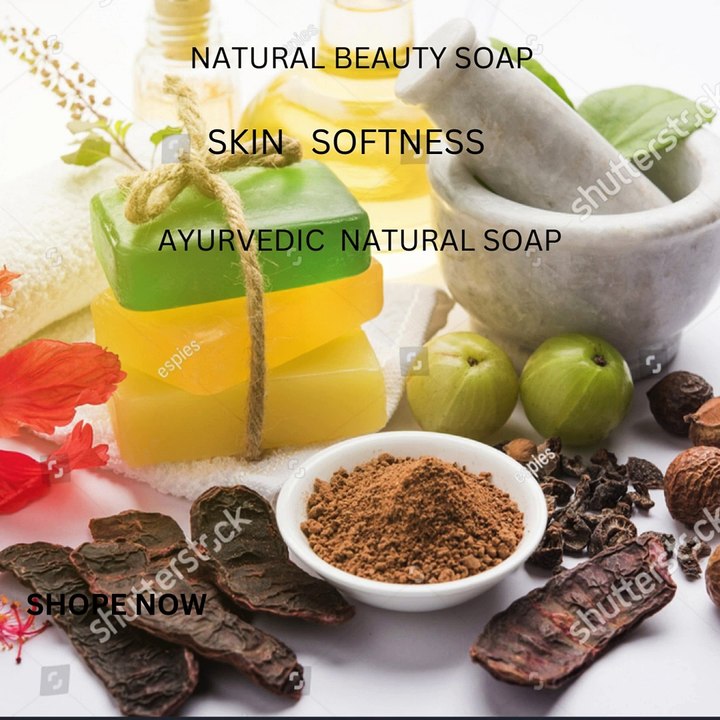"Natural Cleansing with Ayurvedic Soap: Tulsi and Coconut Oil Blend"