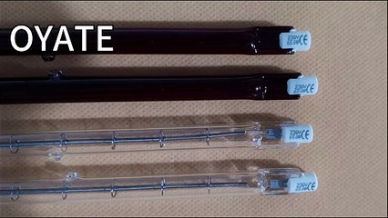 190mm 230v 650w Halogen Heating Lamp Replacement Parts Short Wave IR lamps