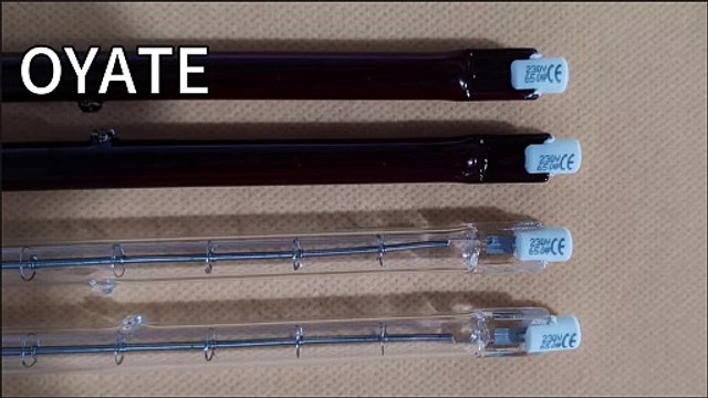 190mm 230v 650w Halogen Heating Lamp Replacement Parts Short Wave IR lamps