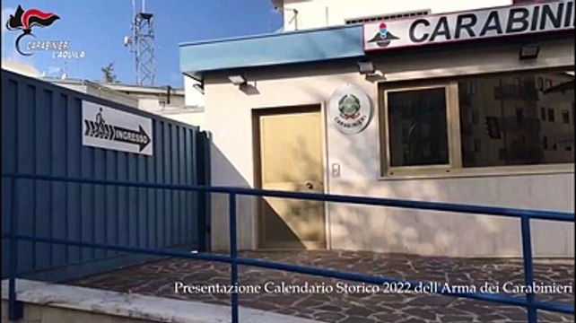 Ecco le pagine del nuovo calendario 2022 dei carabinieri