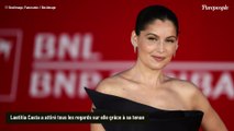 Laetitia Casta divine à Rome en robe asymétrique, elle retrouve un ex sur le tapis rouge !