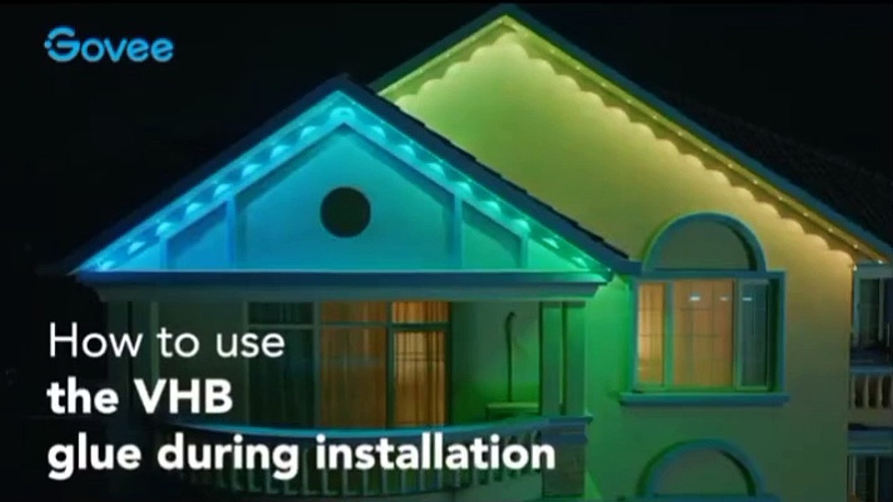 Govee Permanent Outdoor Lights, Smart RGBIC Outdoor Lights with 75 Scene Modes, 100ft with 72 LED Eaves Lights, IP67 Waterproof, for Halloween Decorations, Christmas, Work with Alexa, Google Assistant