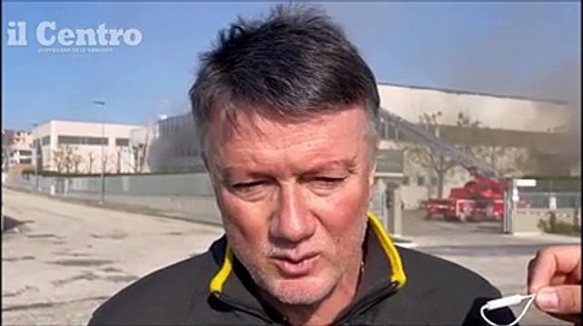 Vigili del fuoco: L'incendio a Corropoli causato dai lavori sul tetto dell'azienda