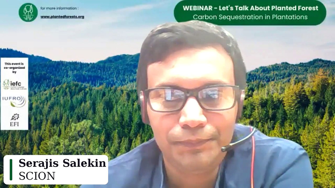 Webinar - Carbon Sequestration in Plantations