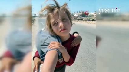 Gazze yürek burkmaya devam ediyor! Yaralı kardeşini kilometrelerce omzunda taşıdı
