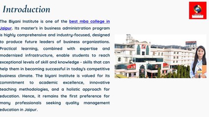 "Master Business Leadership: A Comprehensive MBA Experience at Biyani Institute"