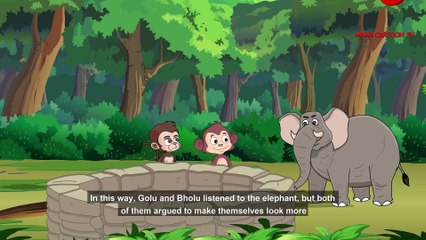 Intelligent Monkey _ English Moral Story _ MahacartoonTv English _ English Cartoon _ English Story
