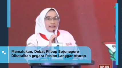 Memalukan, Debat Pilbup Bojonegoro Dibatalkan gegara Paslon Langgar Aturan