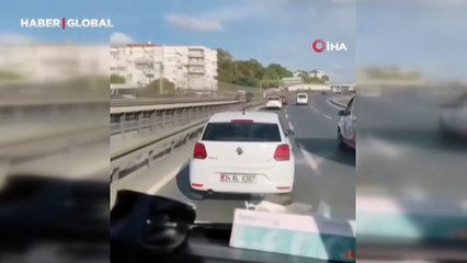 Ambulansa saygısızlık kamerada! Bin 390 lira idari para cezası uygulandı