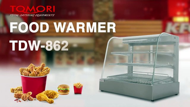 JUAL DISPLAY PENGHANGAT MAKANAN DENGAN HARGA TERJANGKAU - TOMORI DISPLAY WARMER TDW-862