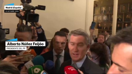 Feijóo tras el plante de Ayuso a Sánchez: "¡Cómo no le voy a respaldar!"