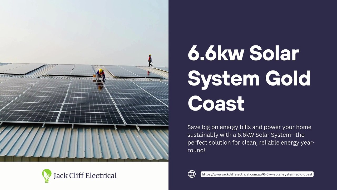 Unlock Unmatched Energy Efficiency with a 6.6kW Solar System in Gold