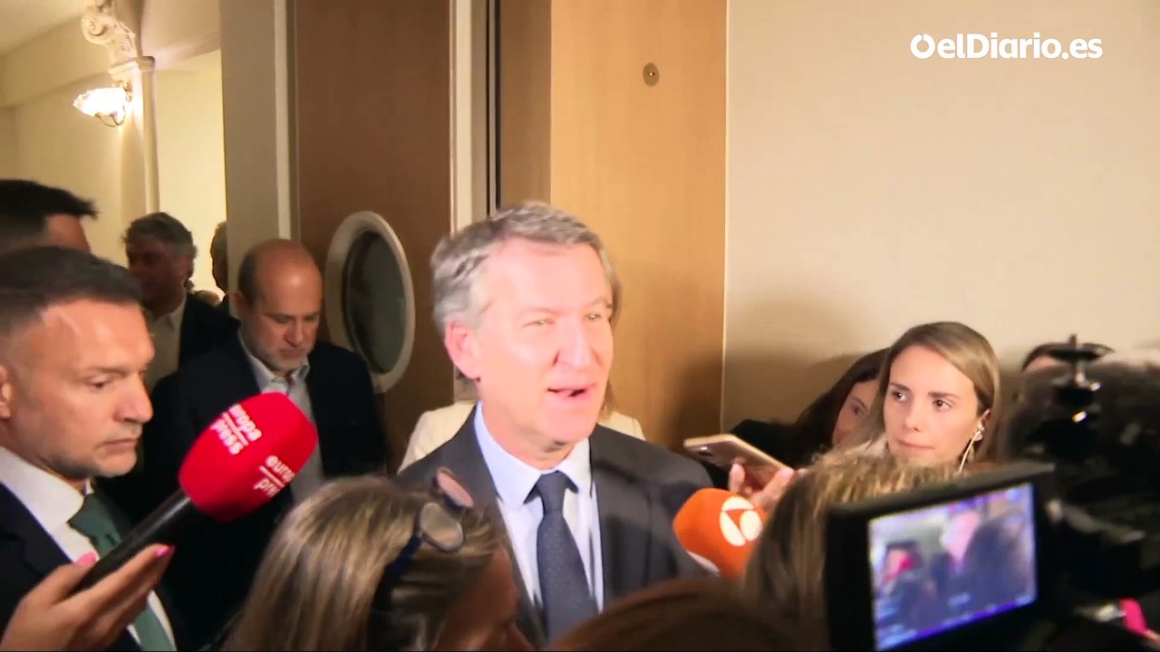 Feijóo intenta esquivar las preguntas sobre el plante de Ayuso a Sánchez: “Lo hemos explicado muy bien ayer”