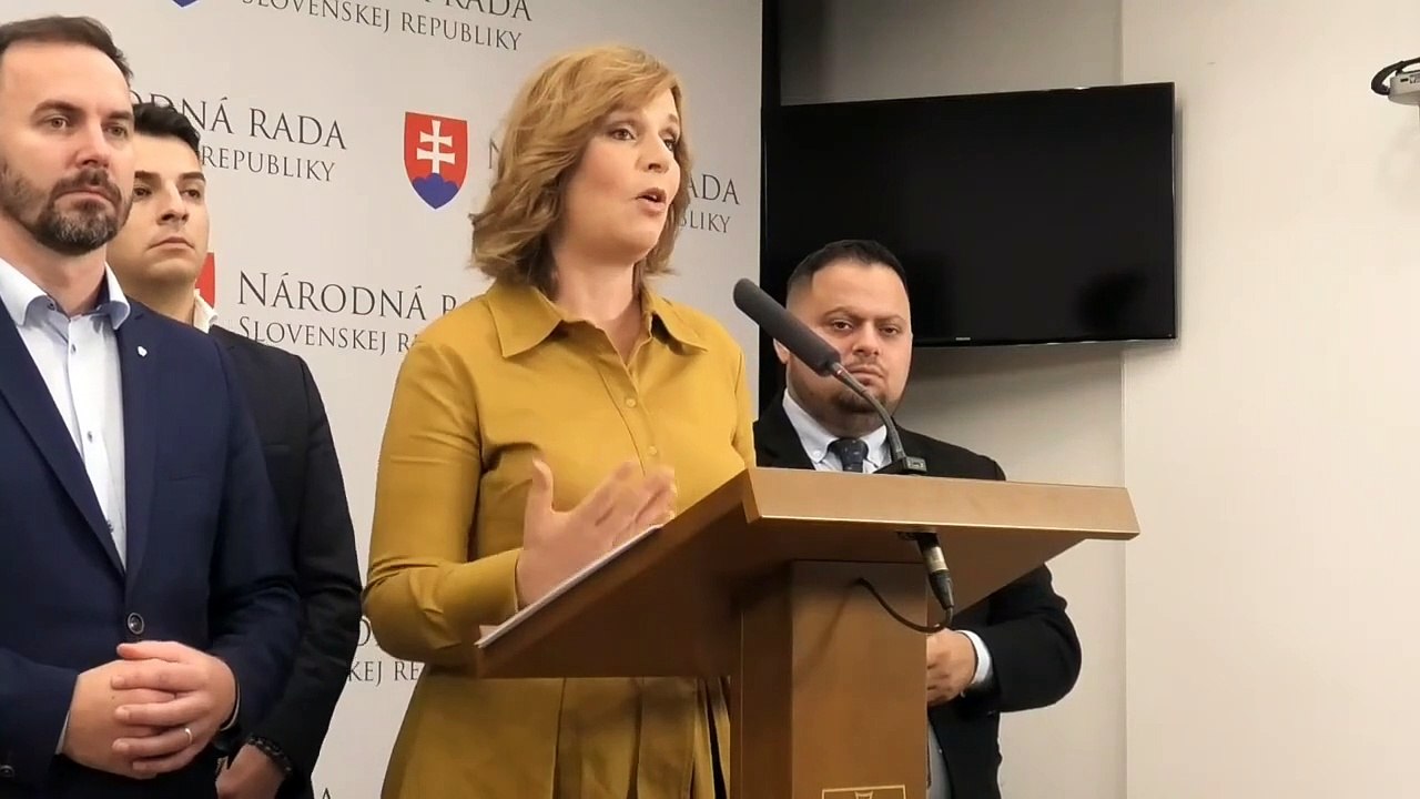 ZÁZNAM: TK poslankyne NR SR Veroniky Remišovej