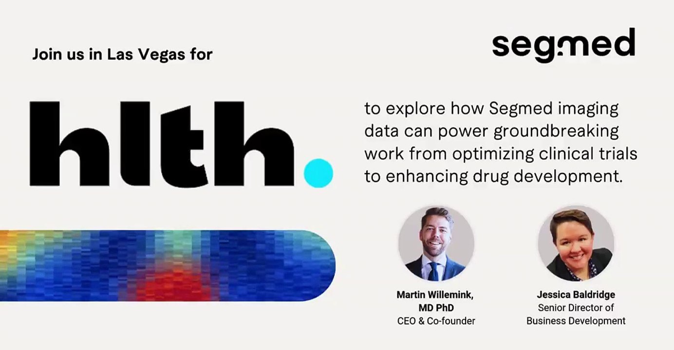 We’re thrilled to be here at HLTH2024 representing Segmed