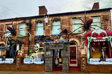 Anfield house transforms into incredible Halloween attraction for children's charities