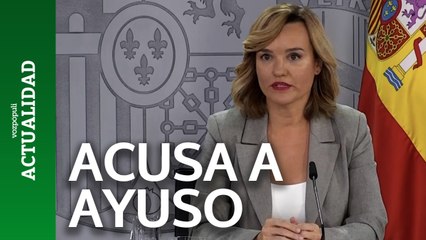 Pilar Alegría acusa a Ayuso de absentismo laboral por no verse con Sánchez