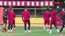 Galatasaray'ın Florya Metin Oktay Tesisleri'nde yaptığı antrenman