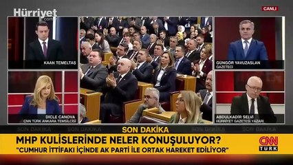 MHP kulislerinde son durumu CNN TÜRK’te Dicle Canova anlattı