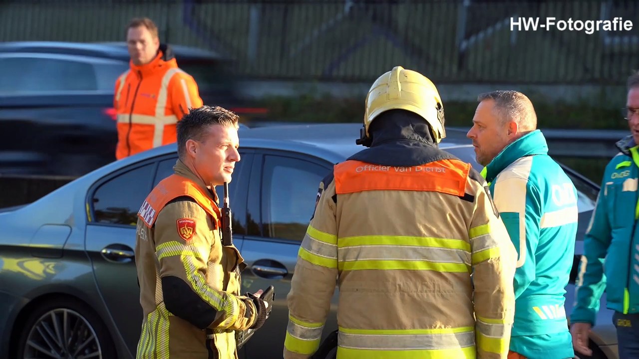 Gewonde bij kettingbotsing op A28 bij Staphorst