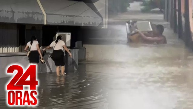 Malakas na hangin, ulan, at pagbaha, naranasan sa ilang bahagi ng bansa; abot-leeg ang baha sa ilang lugar | 24 Oras