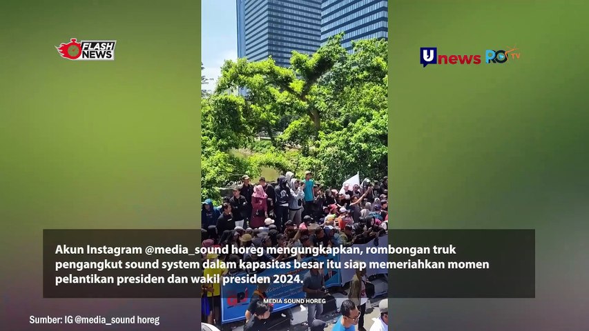 Sempat Viral Sound Horeg Jawa Timur ke Jakarta, Rupanya Untuk Ramaikan Pelantikan Prabowo-Gibran