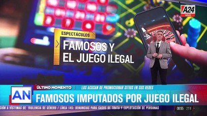 Escándalo de juego ilegal: famosos imputados en un megaoperativo
