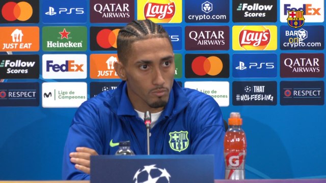 RUEDA de PRENSA de RAPHINHA previa al FC BARCELONA vs BAYERN DE MÚNICH
