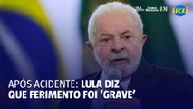 Lula fala sobre acidente doméstico no fim de semana
