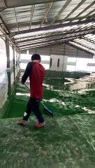 Lantai jadi lebih nyaman dan aman berkat aplikasi cat epoxy yang sempurna | Nuansa Epoxy Ahlinya Epoxy Lantai