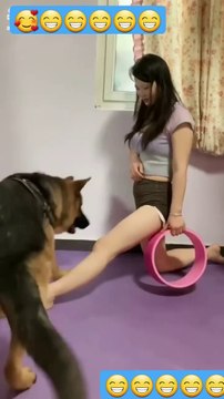 Dog literally want to join in my gym _funny _daily motion #shorts _funny animals _funny_animal