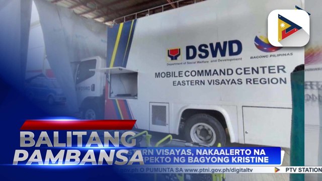 Mga lokal na pamahalaan sa Eastern Visayas, nakaalerto na sa posibleng epekto ng Bagyong Kristine