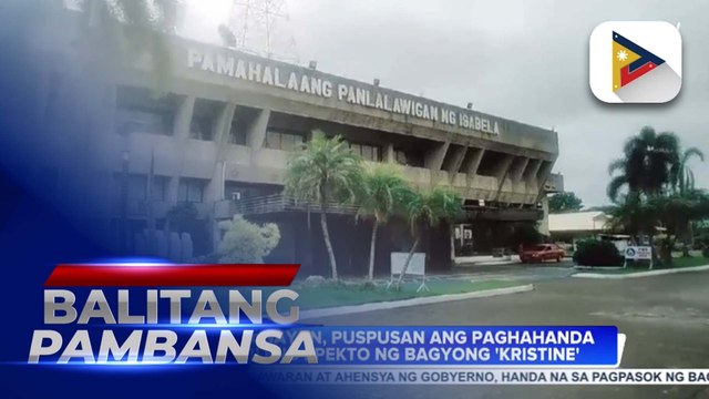 Cagayan Valley, puspusan ang paghahanda sa epekto ng Bagyong Kristine; Red alert status, itinaas sa rehiyon