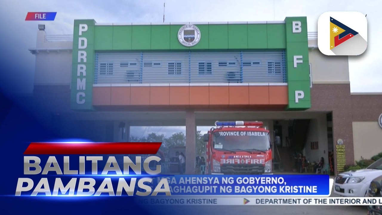 Mga Lokal na pamahalaan at ahensya ng gobyerno, nakaalerto sa paghagupit ng Bagyong Kristine