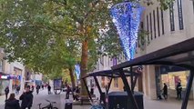 Christmas decorations appear in Peterborough city centre