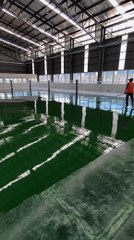 Hasil epoxy sangat bagus, lantai jadi lebih kuat dan terlihat elegan
