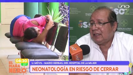 Neonatología de la Maternidad cruceña en riesgo de cerrar