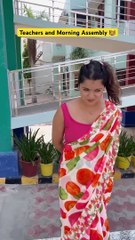 Every teacher ever in Morning Assembly ‍ #shorts #funnyshorts #ytshorts #teacherlife #school