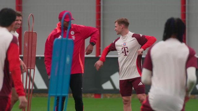 Bayern Munich train ahead of Barcelona UCL trip