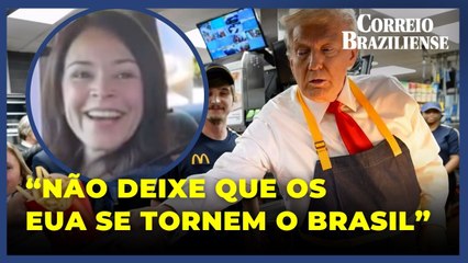 Brasileira faz apelo a Trump: "Não deixe que os EUA se tornem o Brasil"