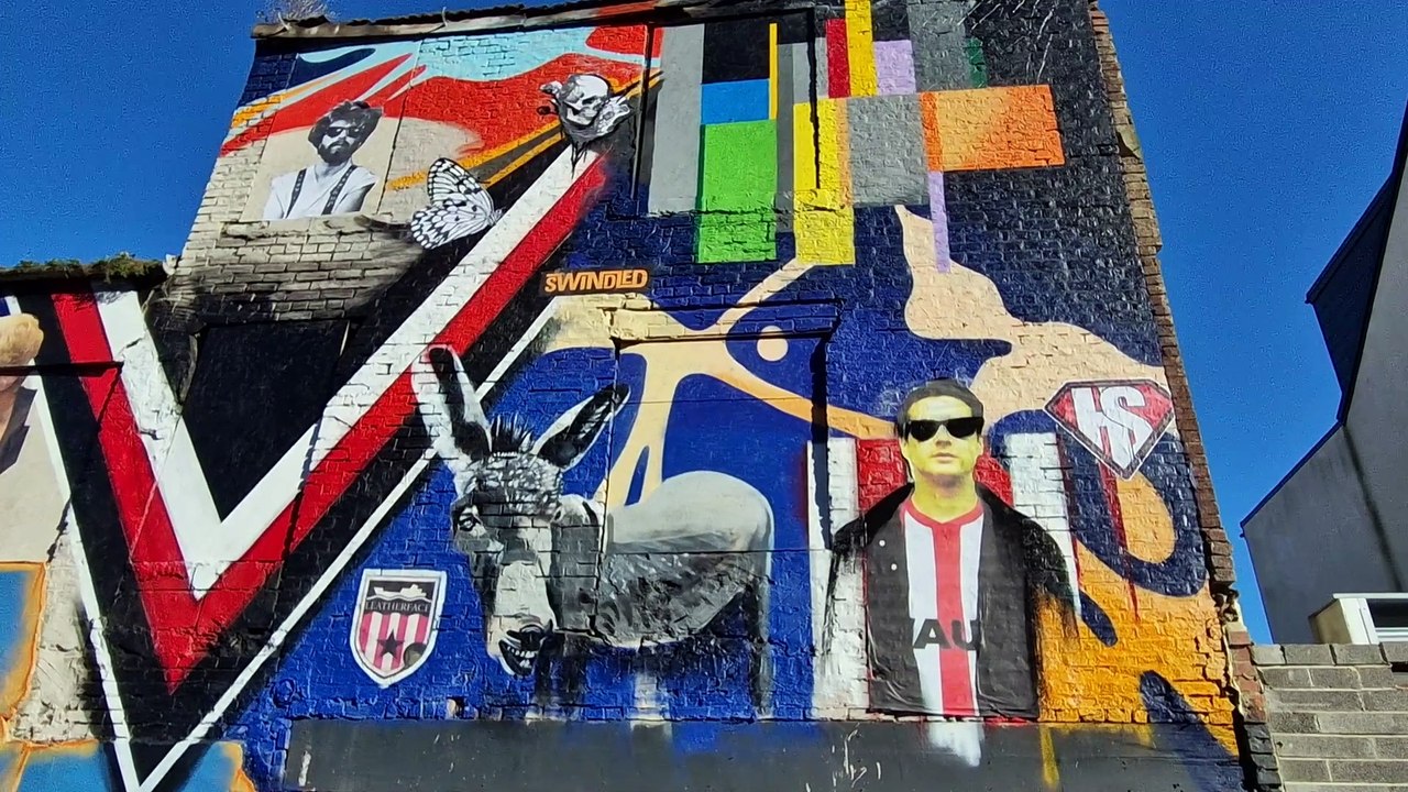 Sunderland music mural