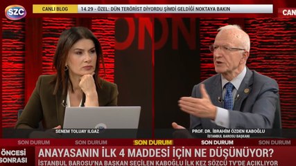 İstanbul Barosu Başkanı Kaboğlu'ndan 4. madde açıklaması