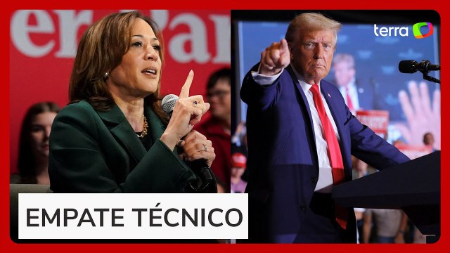Kamala aparece com 46% contra 43% de Trump a duas semanas das eleições nos EUA, aponta pesquisa