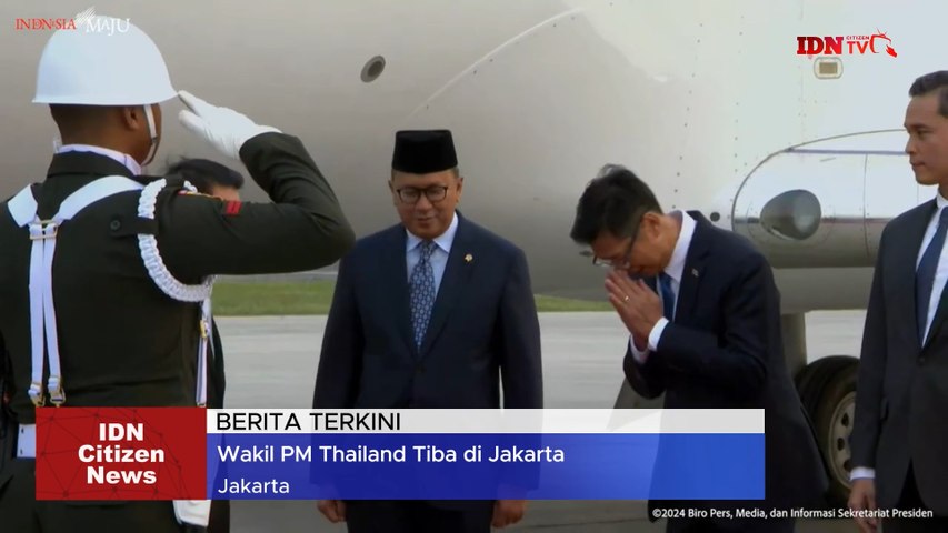 Wakil PM Thailand Anutin Charnvirakul Disambut dengan Upacara Militer di Jakarta