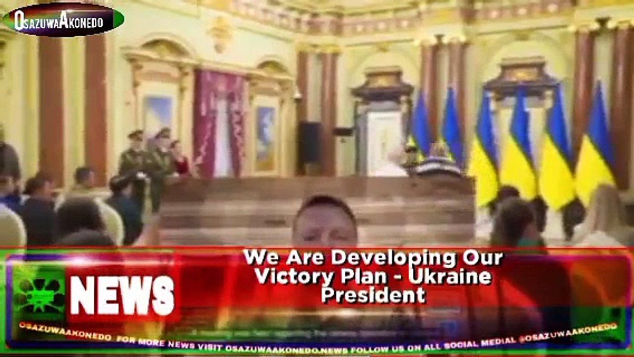 We Are Developing Our Victory Plan - Ukraine President - video Dailymotion