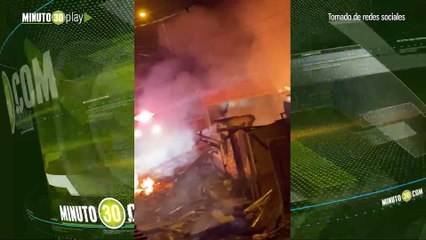 Explotó una polvorería en Caldas, dejando al menos dos viviendas totalmente destruidas