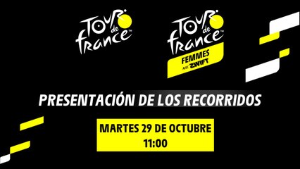 Presentación del Tour de France e del Tour de France Femmes avec Zwift
